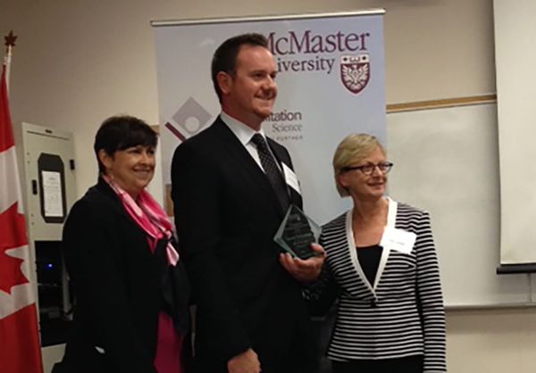 Derek Debassige honoured as a McMaster distinguished alumni