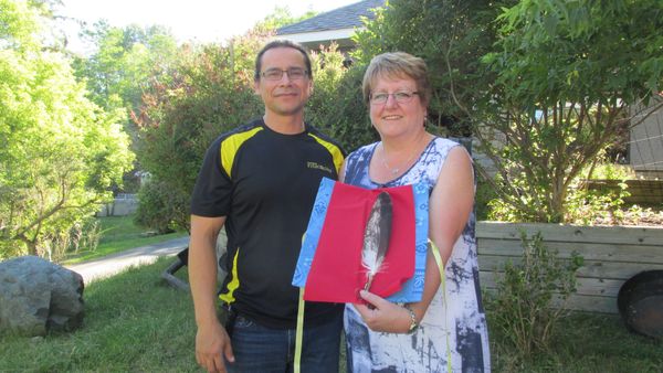 Eagle feather presented to the courthouse in special ceremony