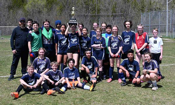 The Little Current Public School (LCPS) team #1 took first place at the annual Manitoulin elementary senior soccer tournament