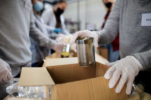 Food bank use has risen significantly throughout the COVID-19 pandemic