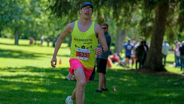 Island runner takes top spot in his category at marathon