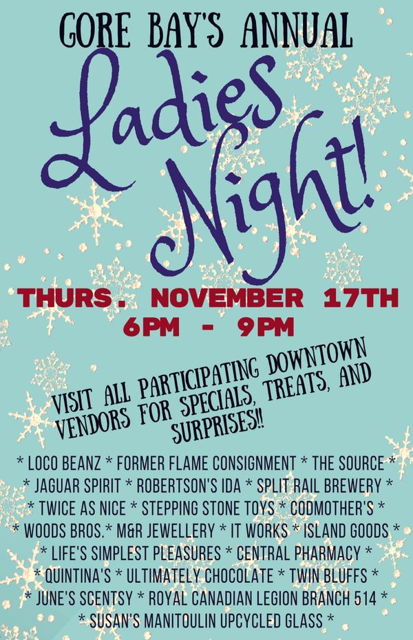 Gore Bay welcomes Christmas with Ladies’ Night shopping