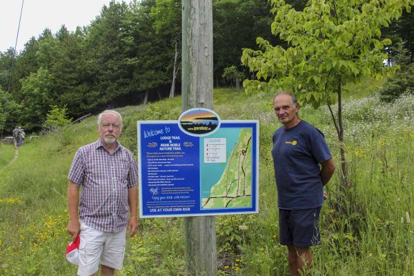 The Town of Gore Bay has opened a new hiking trail with its partners in the project, the Gore Bay Rotary Club and the Douglas
