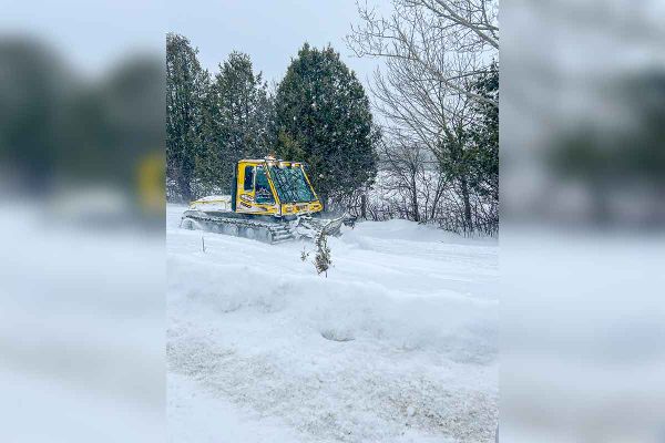 Island snowmobile trails are open!