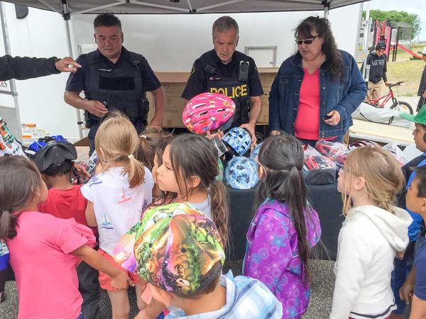UCCMM schools receive a generous donation of over 700 bike helmets