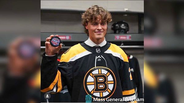 Young man with strong family ties to Manitoulin drafted by Boston Bruins