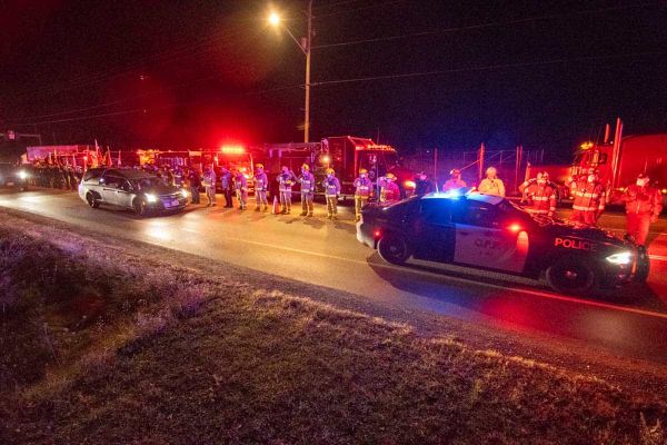 Emotional groundswell is community’s response to police officer’s death