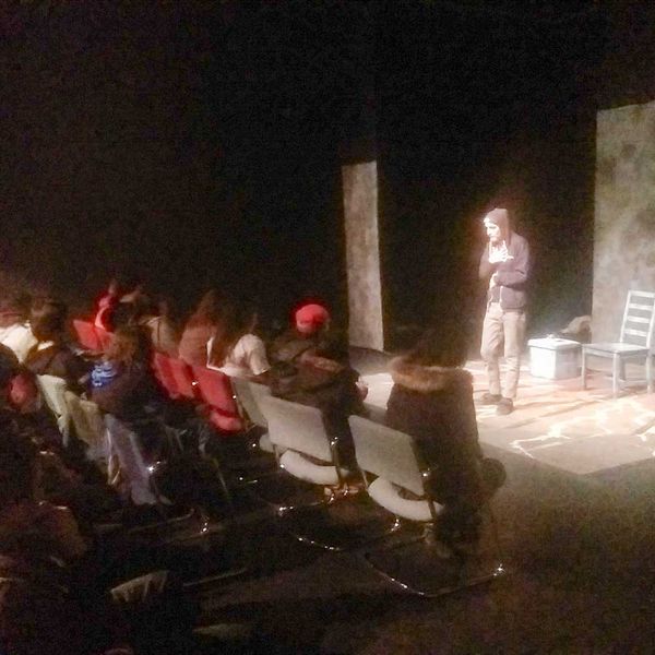 Powerful, profane and disturbing, Huff storms Debaj stage