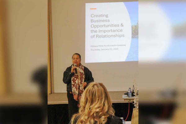Anishinaabe-kwewag—Indigenous women gather in support of one another