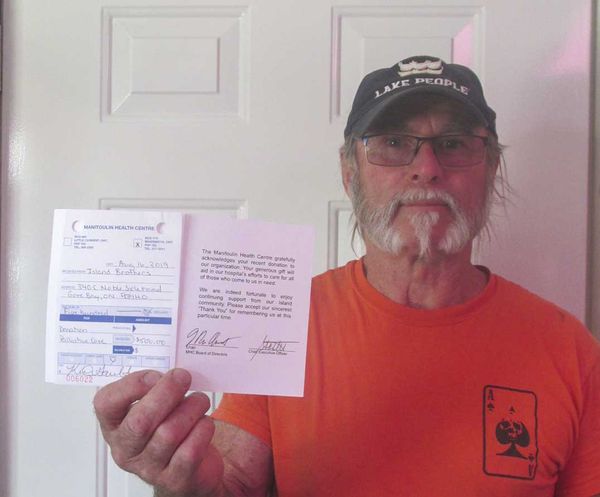 Manitoulin Health Centre benefits from Island brothers’ motorcycle ride