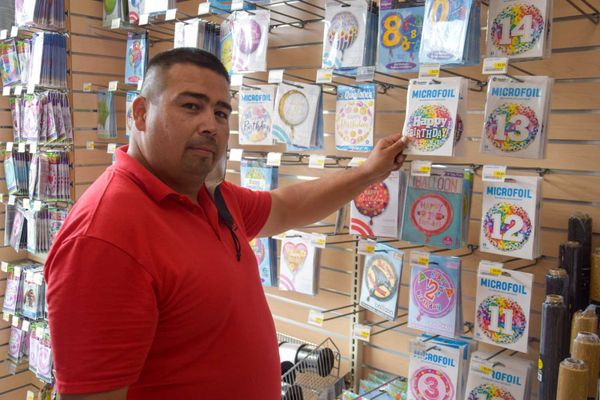 I’m your neighbour: Lorne Agawa has worked at the Wiiky dollar store since day one