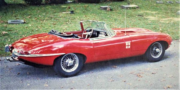 Dave’s classic Jag has left the Island