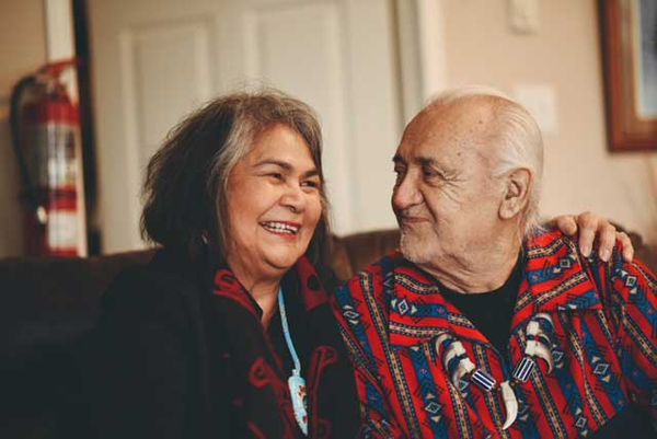 Susan and Joe Hare recently celebrated 48 years of marriage. A staunch family man, Ogimaa Hare made every effort to get home