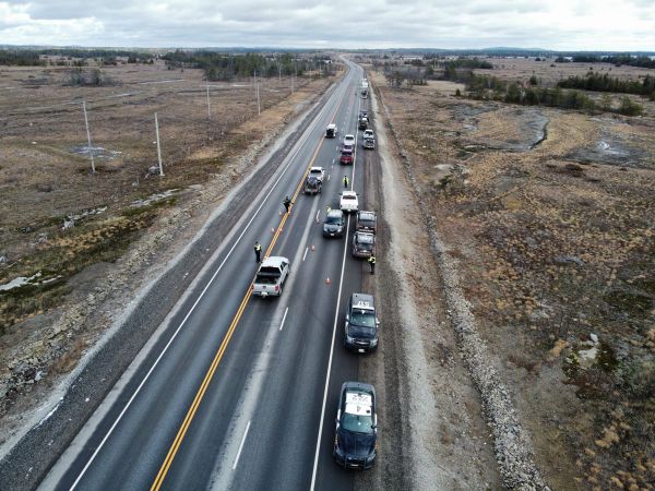 OPP, MTO AND MNRF CONDUCT JOINT RIDE