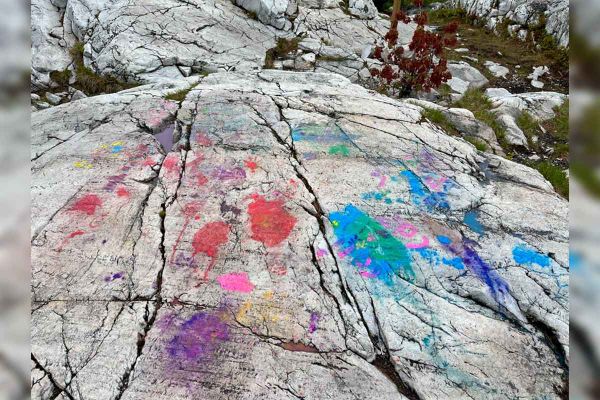 LaCloche Mountains clap back after vandals leave their mark