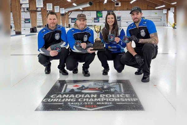 Kyle Chandler and rink named Northern Ontario Police Curling Champions