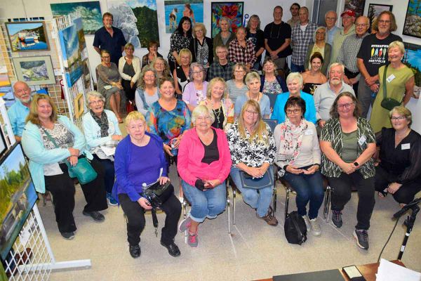 Ivan Wheale bids farewell at46th annual La Cloche Art Show