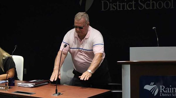 Island supporters join Manitoulin trustee at board meeting