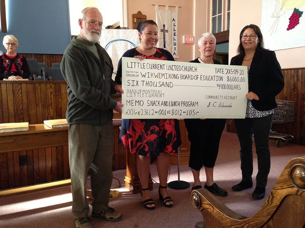 Little Current United provides $6,000 grant for school nutrition program