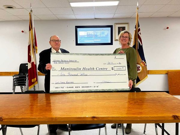Gore Bay Legion benefits hospital emergency campaign