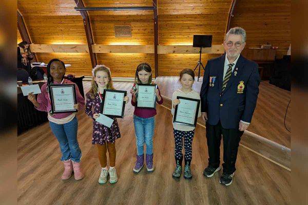 Little Current Legion hosts its annual public speaking contest