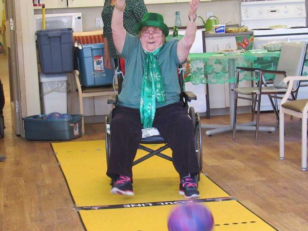 Lodge residents, staff celebrate Saint Patrick’s Day