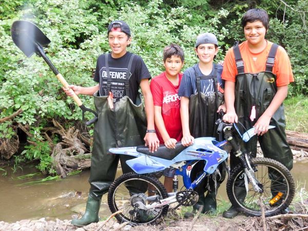 Manitoulin Streams partners with school and Stewardship Rangers on local projects