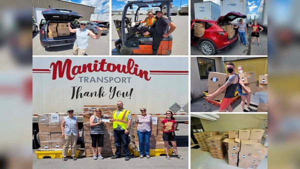 Manitoulin Transport assisting wild animal shelters in Ontario, donating food deliveries