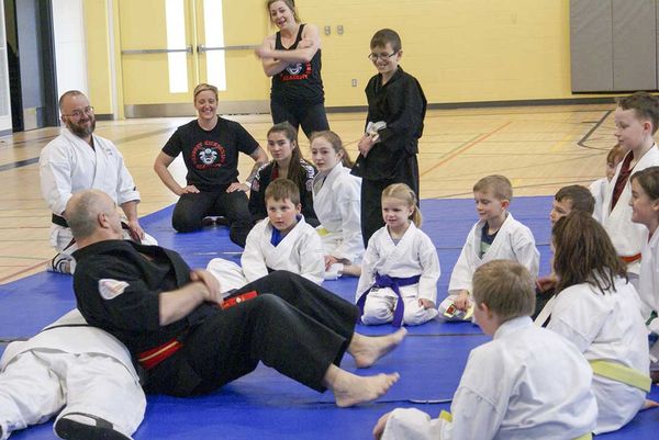 Island martial arts students honoured by visit  from World Kobudo Federation Ambassador
