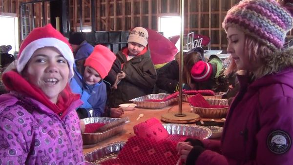 Public school students stock  brook trout in Norton’s Creek