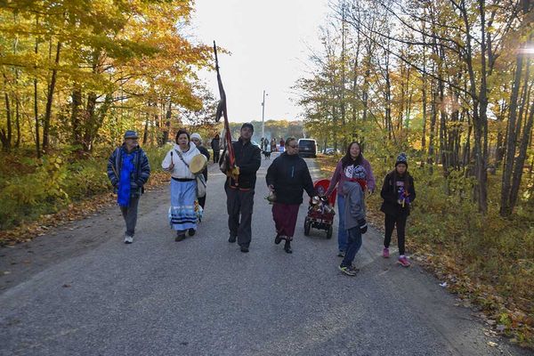 Fourth annual M’Chigeeng Water Walk set out from Otter Lake
