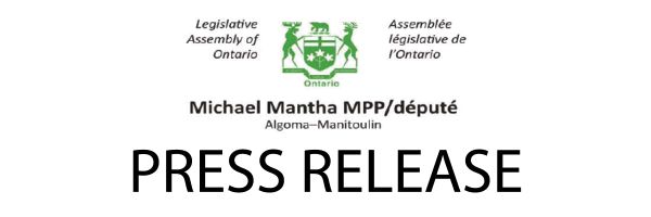 MPP Michael Mantha calls on Ford government to prevent Northern emergency room closures.