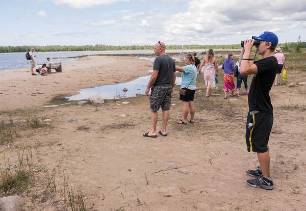 Misery on Manitoulin? Hardly, when a guided hike through rare habitats goes to the beach