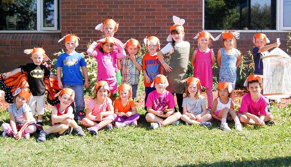 Assiginack Public School students learn about monarch butterflies