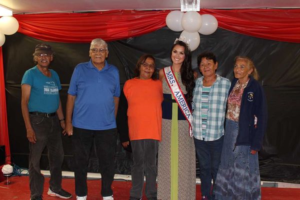 Mrs. America Mekayla Eppers visits home community