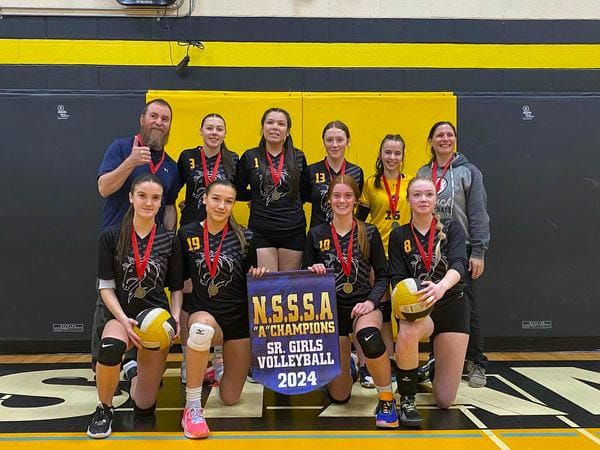MSS Mustang girls volleyball team wins NSSSA championship
