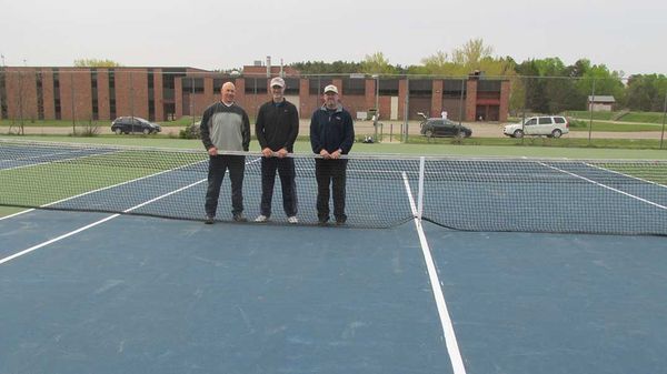 Refurbished tennis courts open at MSS