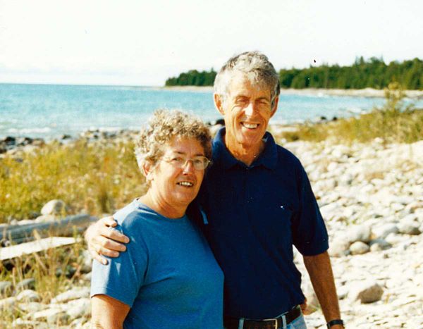 Now & Then: Michael and Marjorie Wilton