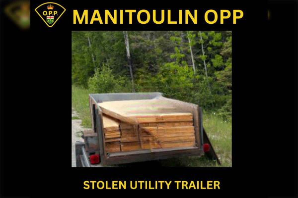 Manitoulin OPP seeking information regarding stolen utility trailer