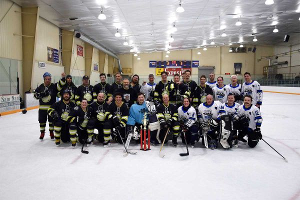 OPP and NEMI Firefighters hit the ice to support MFR