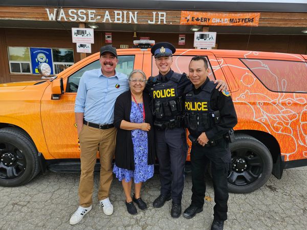 New OPP Truth and Reconciliation vehicle turns heads as it tours Manitoulin Island