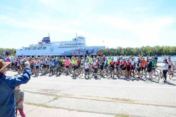 Cyclists pour onto Manitoulin for 2017 Passage Ride