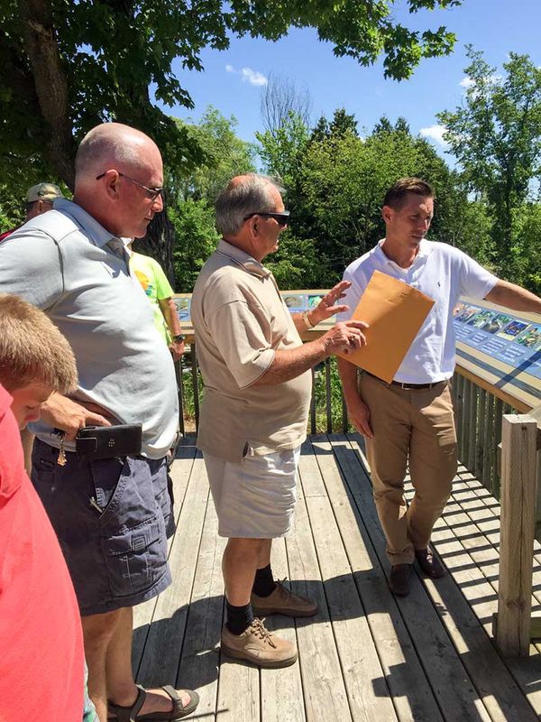 Official Opposition leader Patrick Brown visits Little Current hatchery