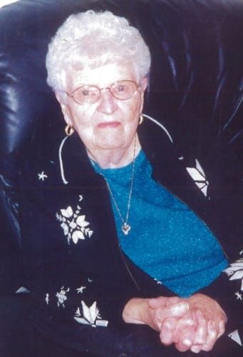 AUDREY IONA WILLIAMSON   (nee Anderson)   November 15, 1916 – October 4, 2019