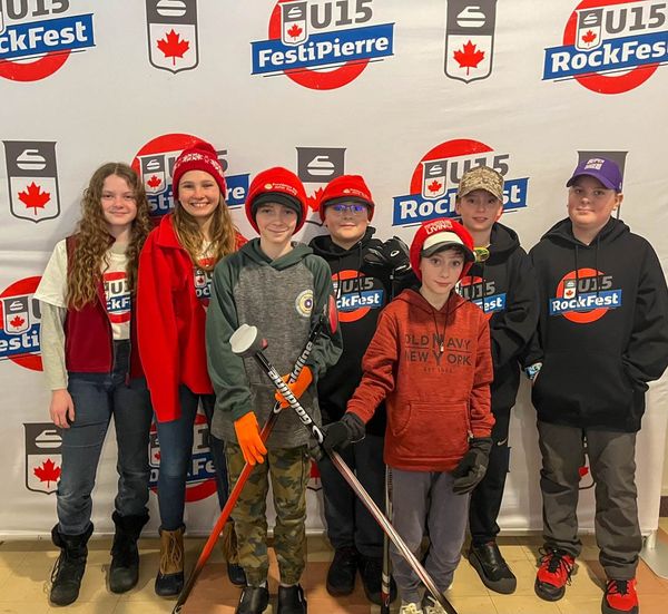 Prov. Jr. curlers attend U15 Rockfest East event