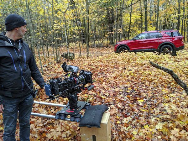 Upcoming Ford Explorer ad shot on Manitoulin