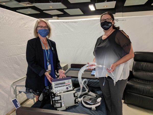 Manitoulin Health Centre takes  delivery of four new portable ventilators