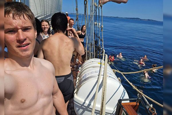 Sea cadet sails on tall ship to Newfoundland