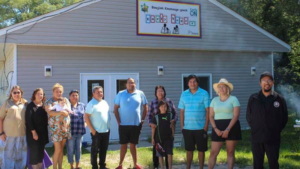 Biinojiinh Kinomaage-gamik Early Years Centre in Sheguiandah FN holds official grand opening