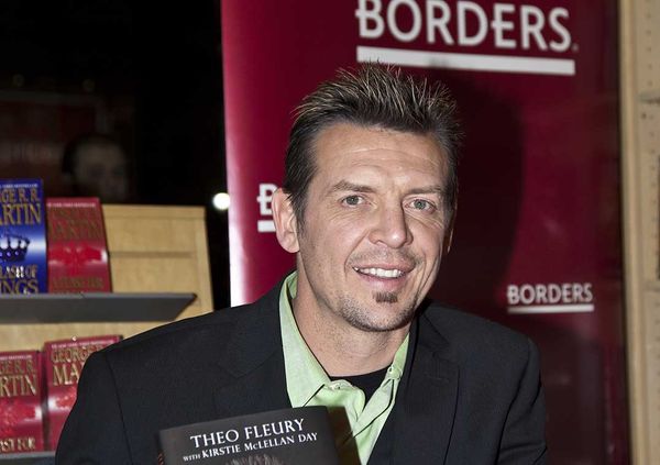 Former NHL all-star Theo Fleury to discuss men’s mental health